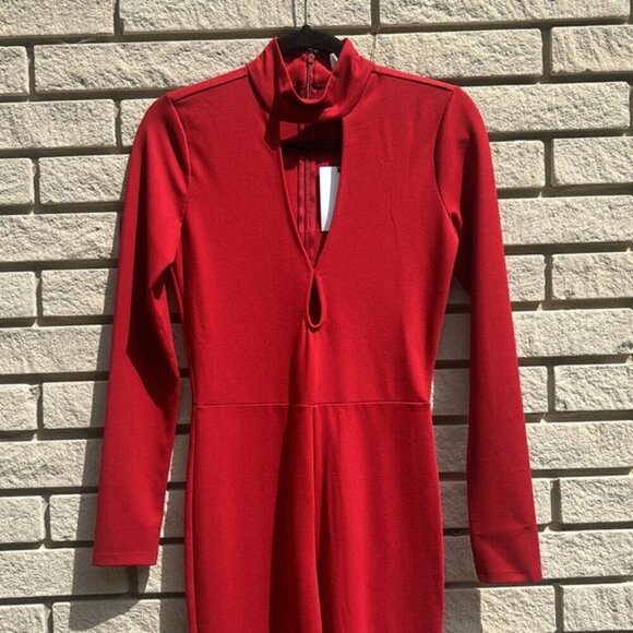 LPA Jumpsuit 48 in Oxblood Red Sz S - Picture 3 of 13